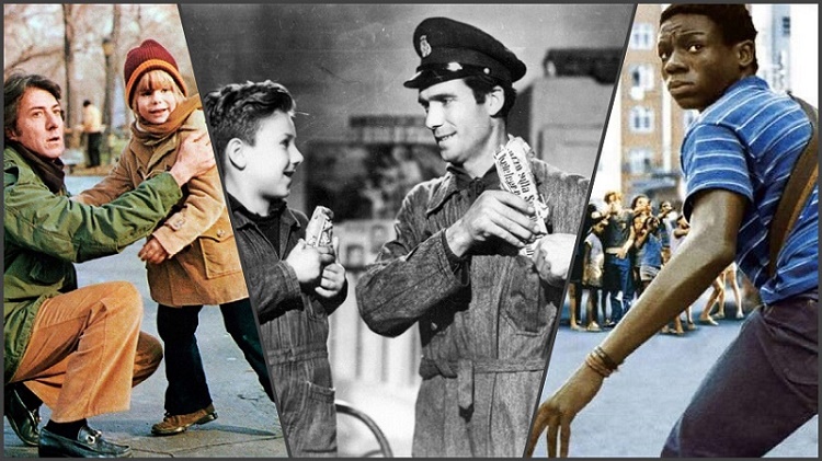 کودکی روی پرده